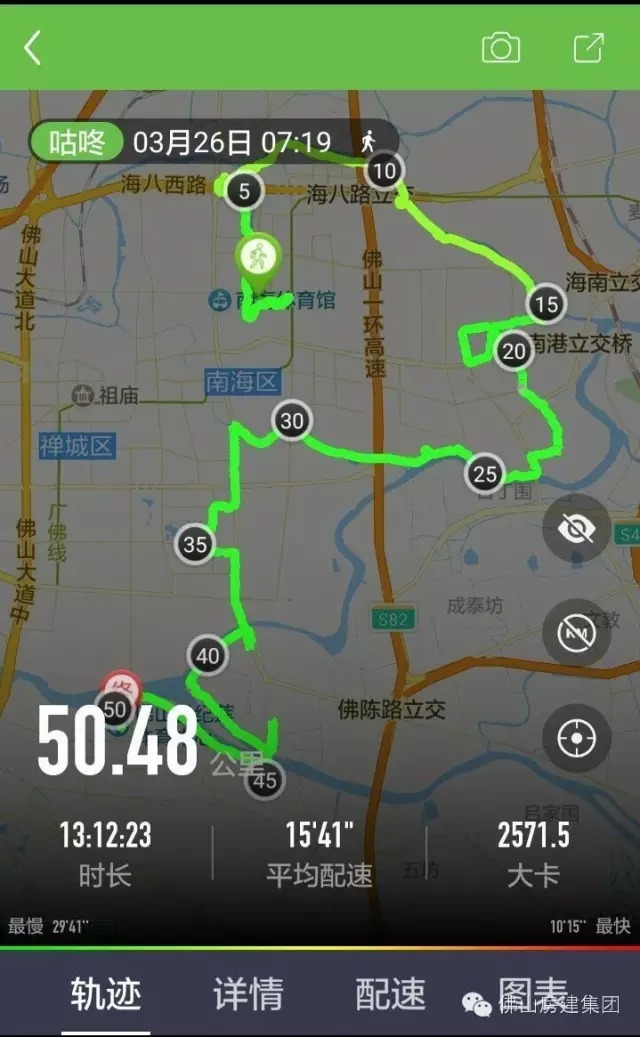 50公里徒步，房建人的風采