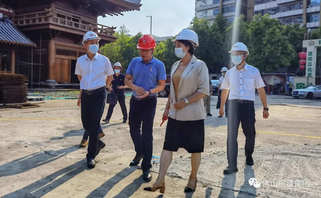 區(qū)委書記、區(qū)長嚴(yán)冰親臨現(xiàn)場督導(dǎo)——仁壽寺項(xiàng)目再度復(fù)工