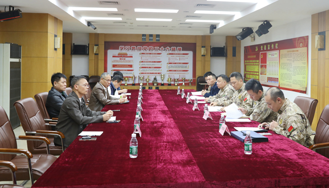 軍企攜手心相連，共筑時(shí)代新家園 ——禪城區(qū)人武部一行走訪佛山房建集團(tuán)